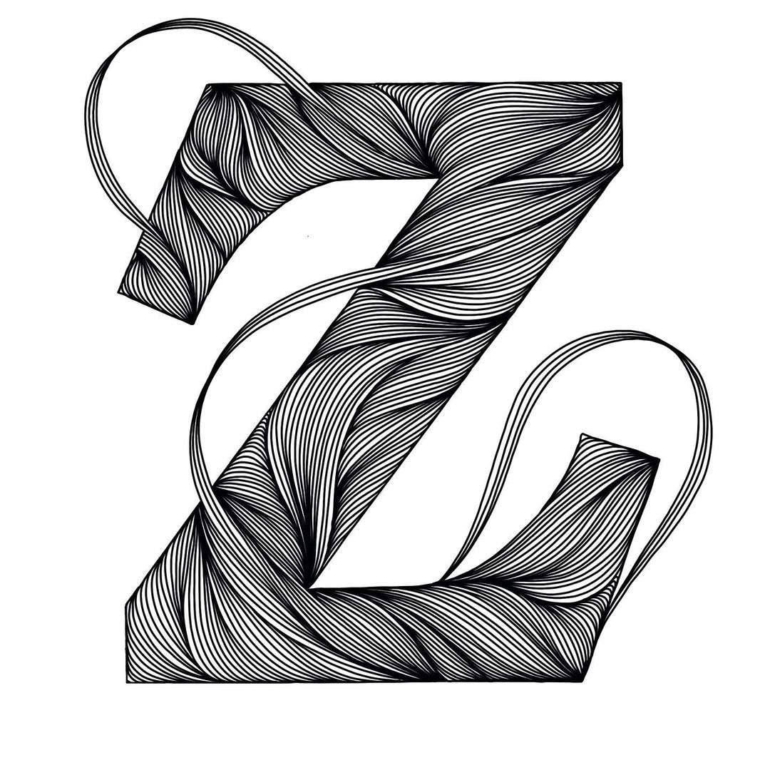Letter Z With Pattern Wallpaper