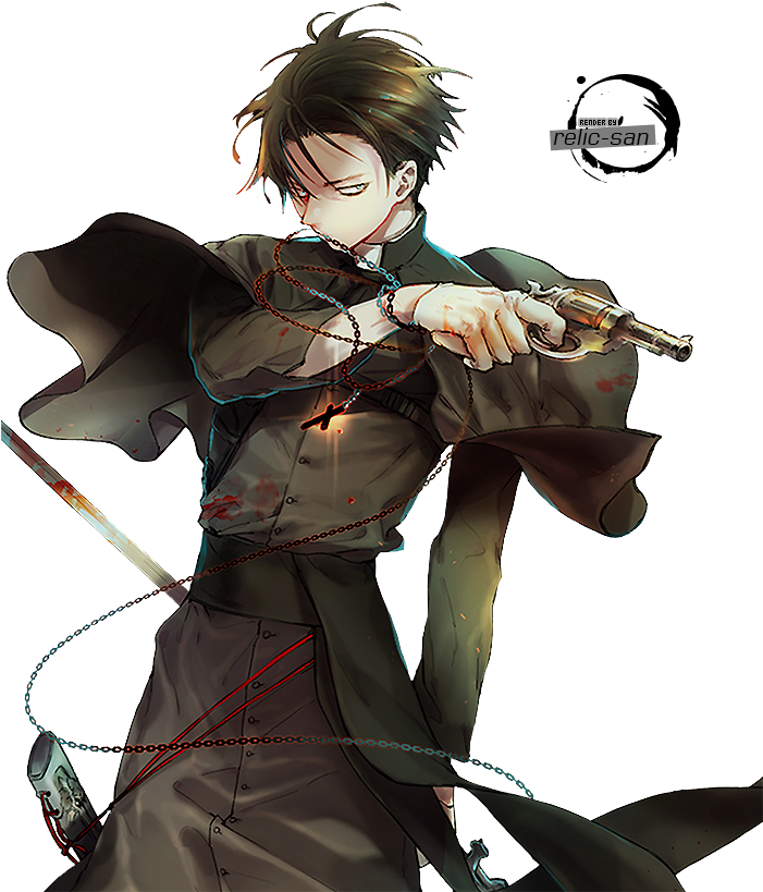 Download Levi Ackerman Action Pose 