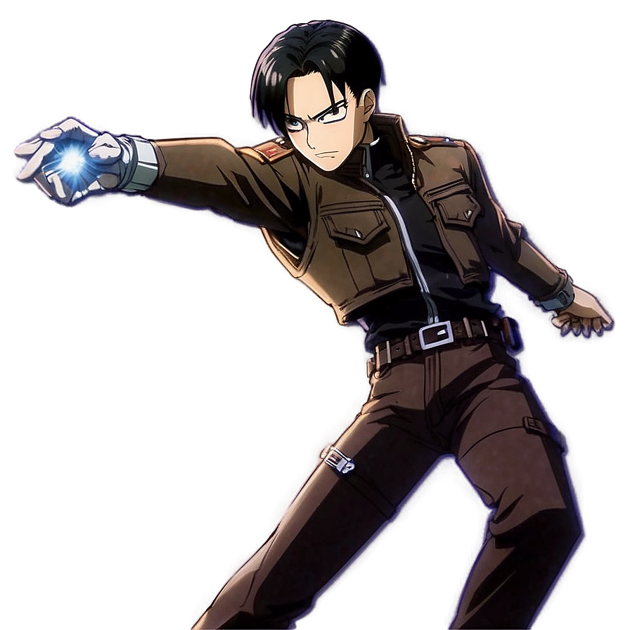 Download Levi Ackerman In Battle Gear Png 06112024 | Wallpapers.com