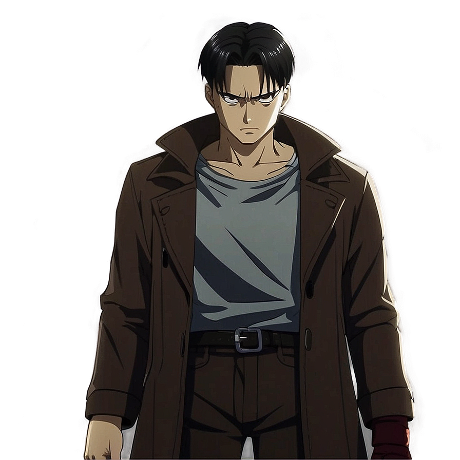 Levi Ackerman In Darkness Png Ygv29 PNG