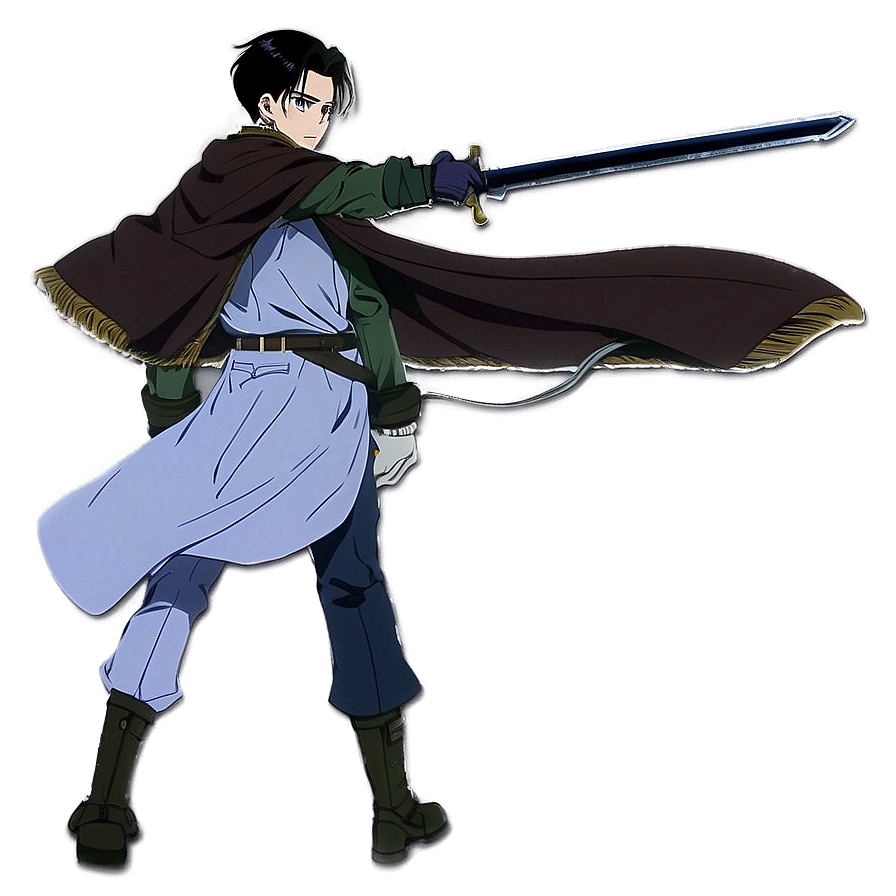 Download Levi Ackerman In Moonlight Png Jbe31 | Wallpapers.com