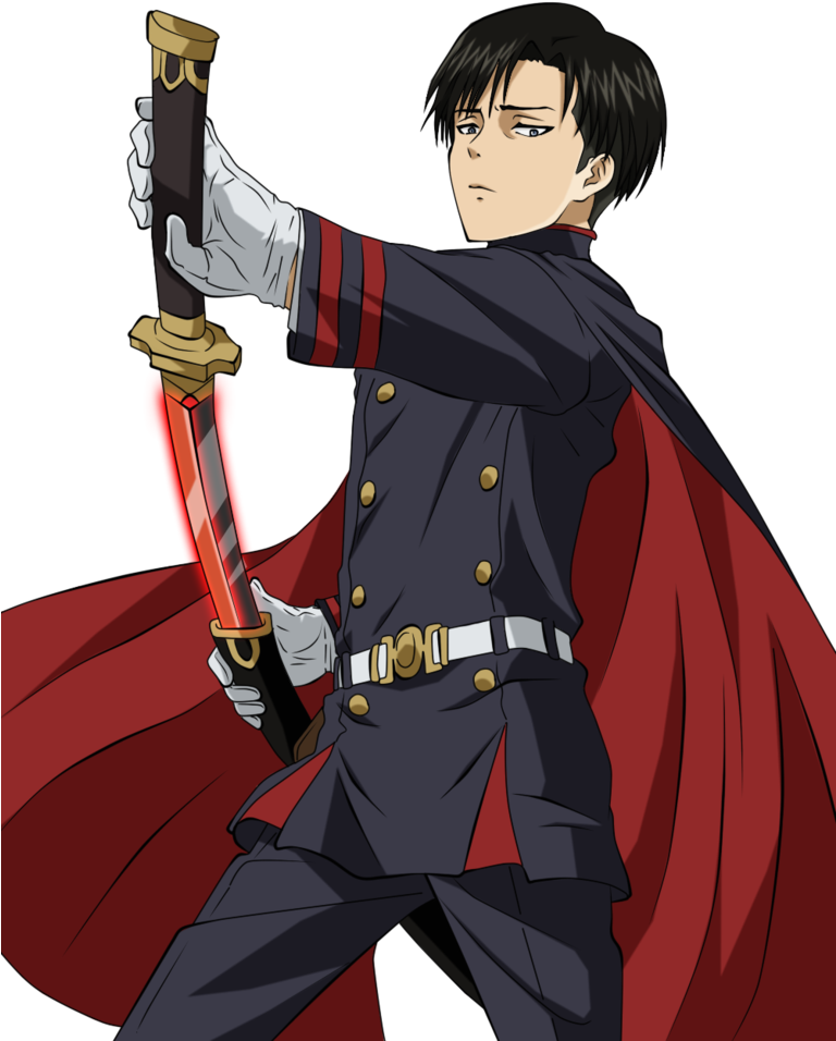 Download Levi Ackerman Readyfor Battle 