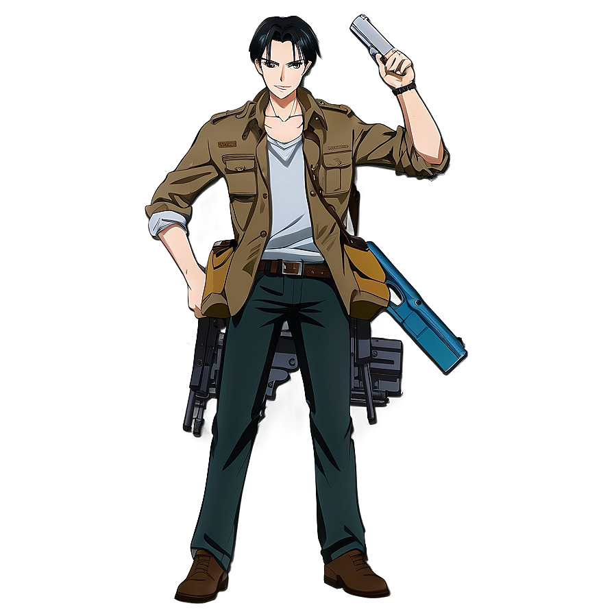 Levi Ackerman Undercover Mission Png Bkb PNG