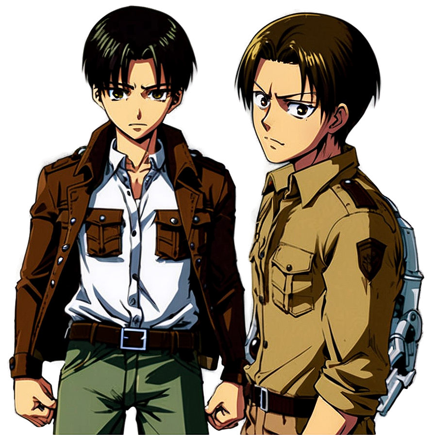 Levi And Eren Yeager Png Fif92 PNG