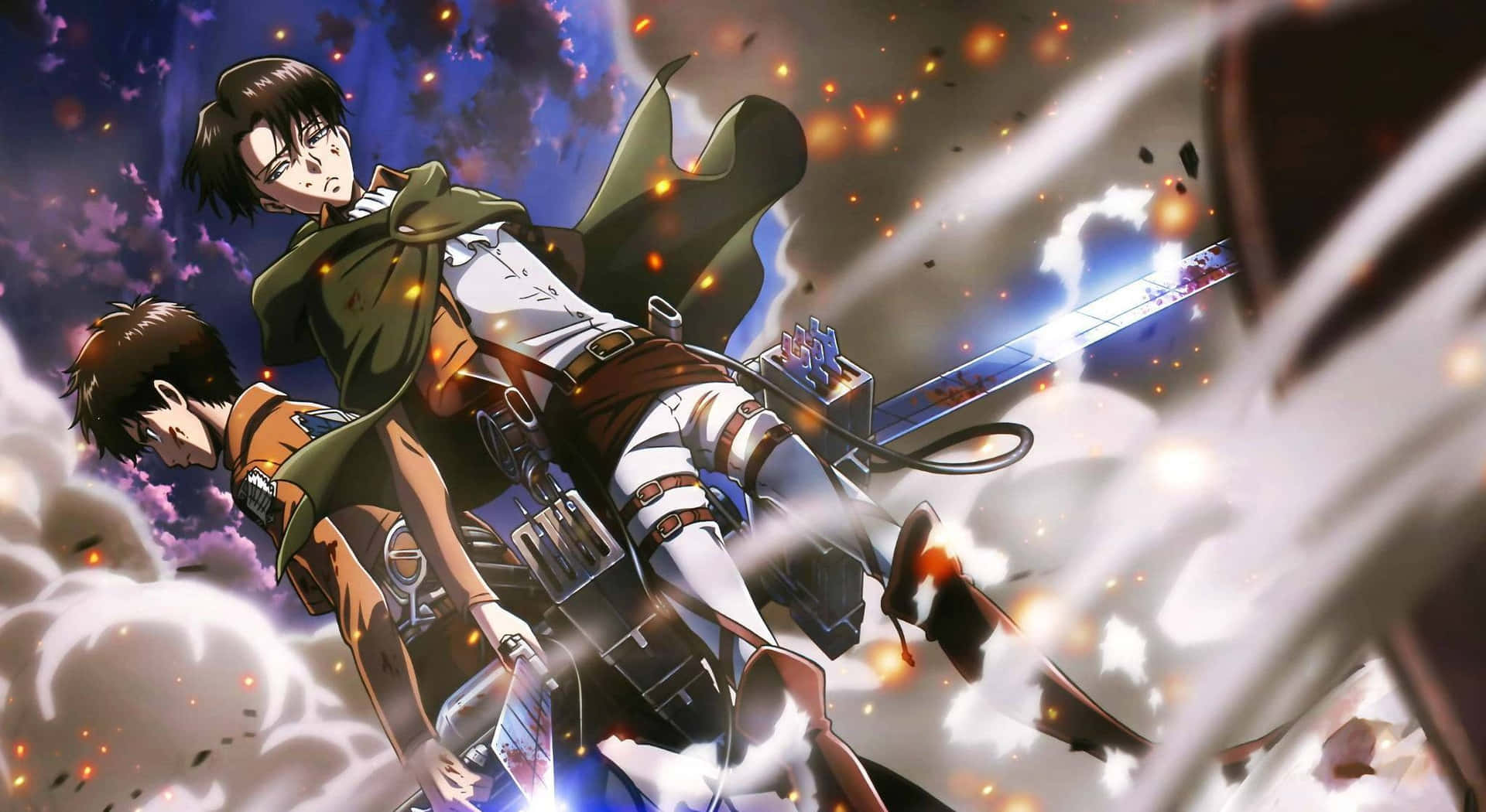 The One and Only Captain Levi from Attack on Titan Wallpaper