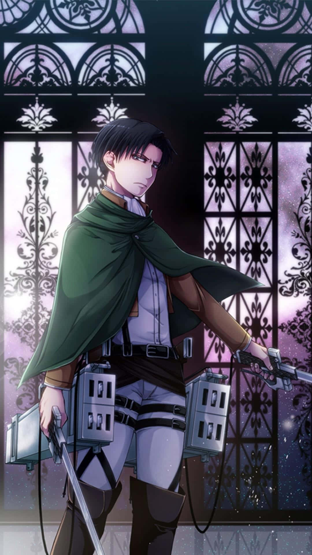 “Lead The Way To Victory With Levi” Wallpaper