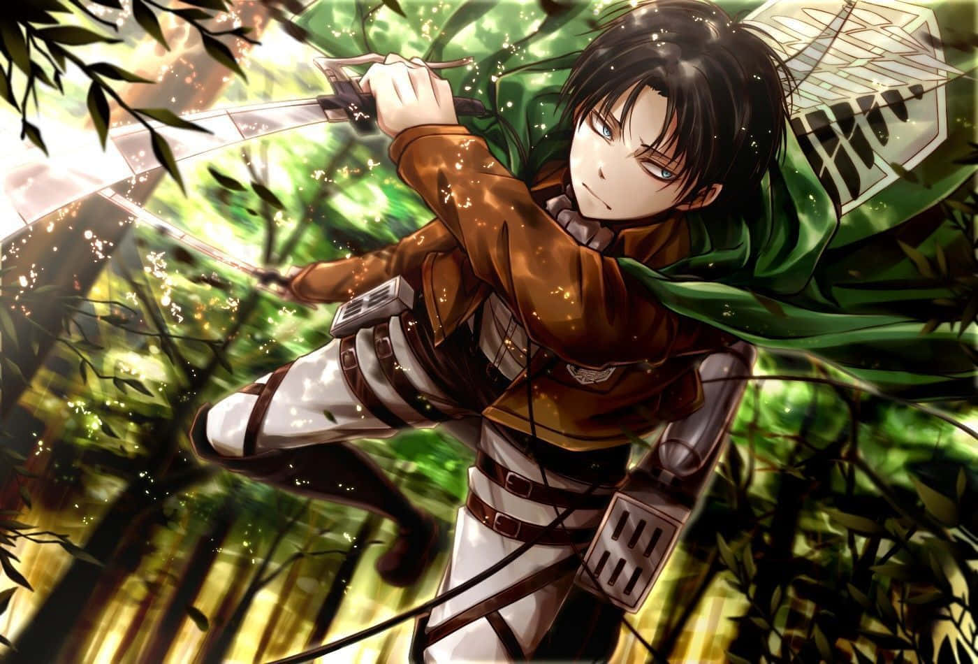 The Legendary Levi From Attack On Titan Wallpaper