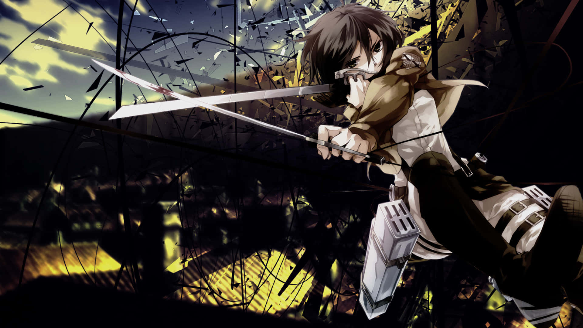 Download Levi Ackerman: The Humanity's Strongest Soldier Wallpaper ...