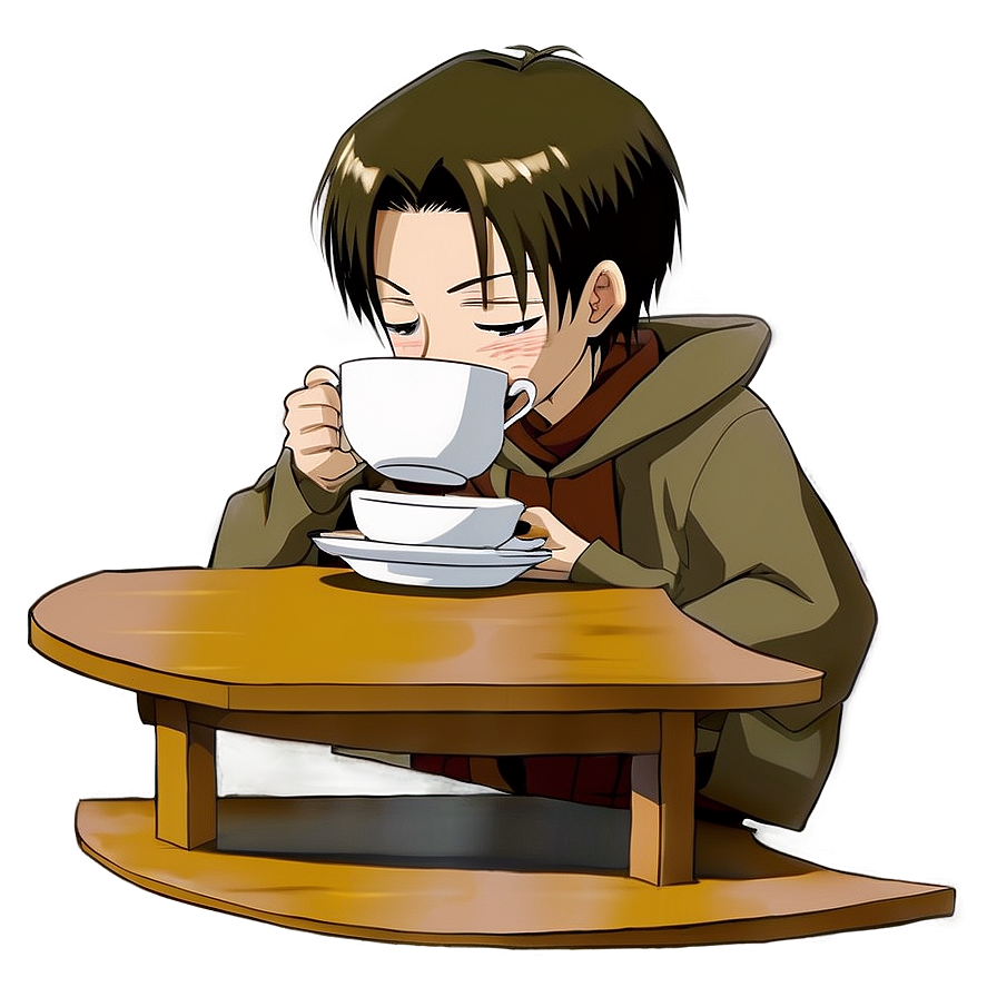 Levi Drinking Tea Png 65 PNG