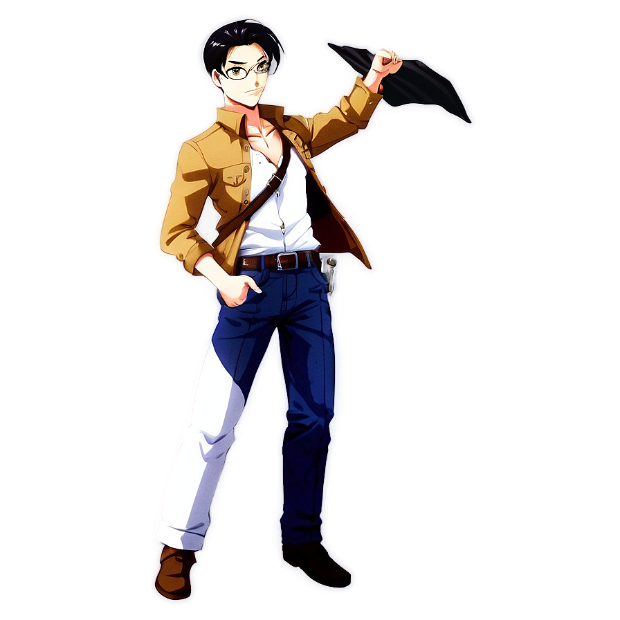 Levi In Action Pose Png Lns63 PNG