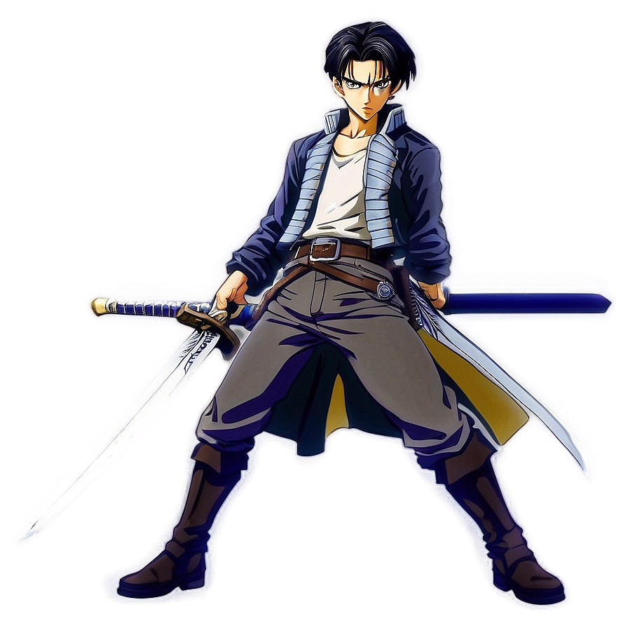 Levi With Swords Png 68 PNG