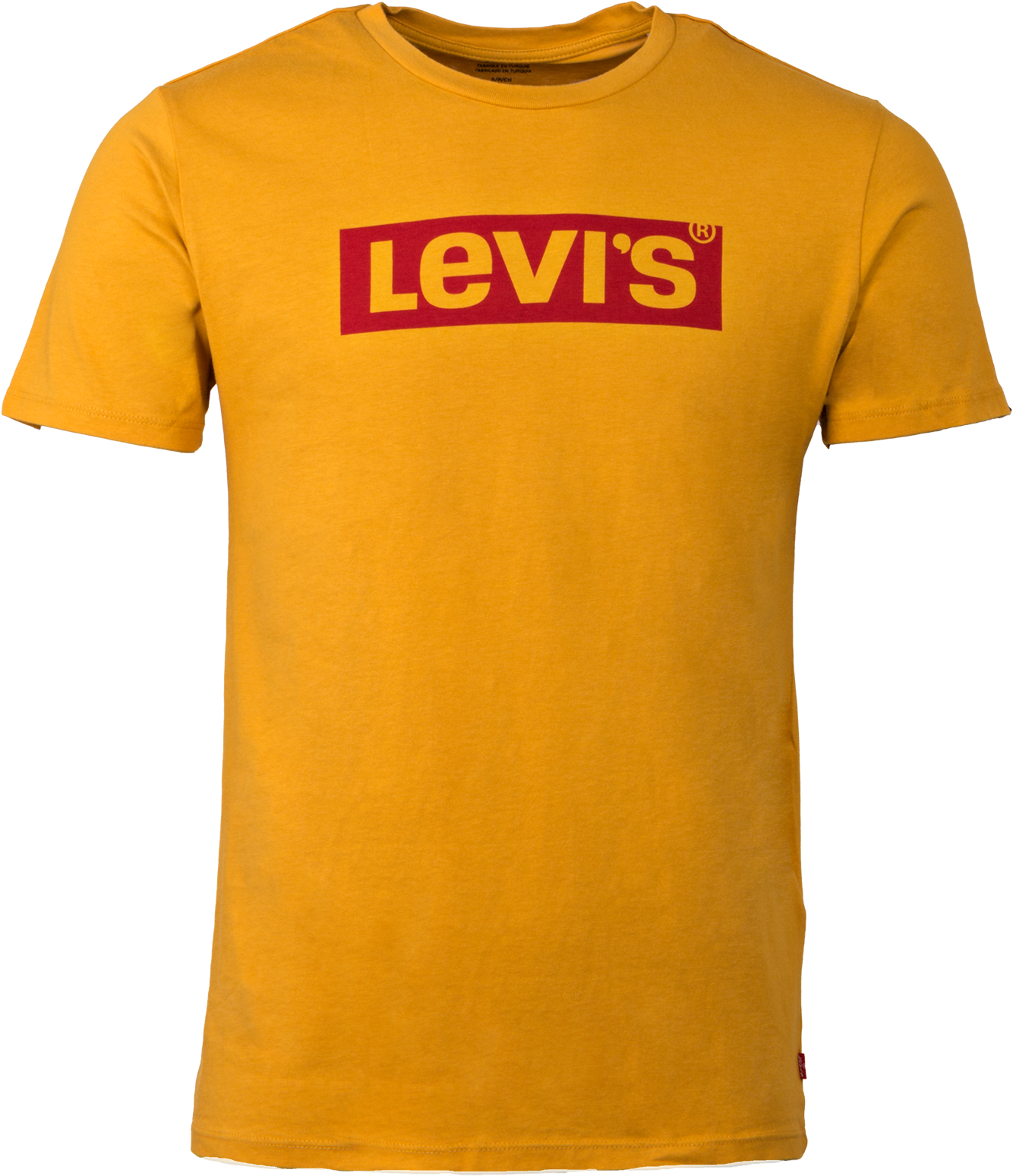 Levis Logoon Yellow T Shirt PNG