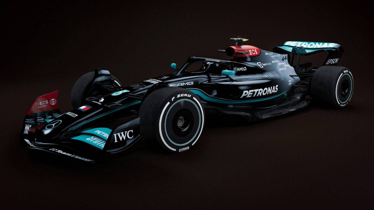 Lewis Hamilton Car Render Picture