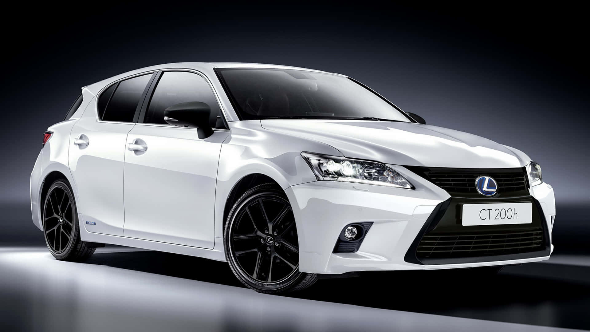 Sleek Lexus CT 200h Hybrid in Action Wallpaper