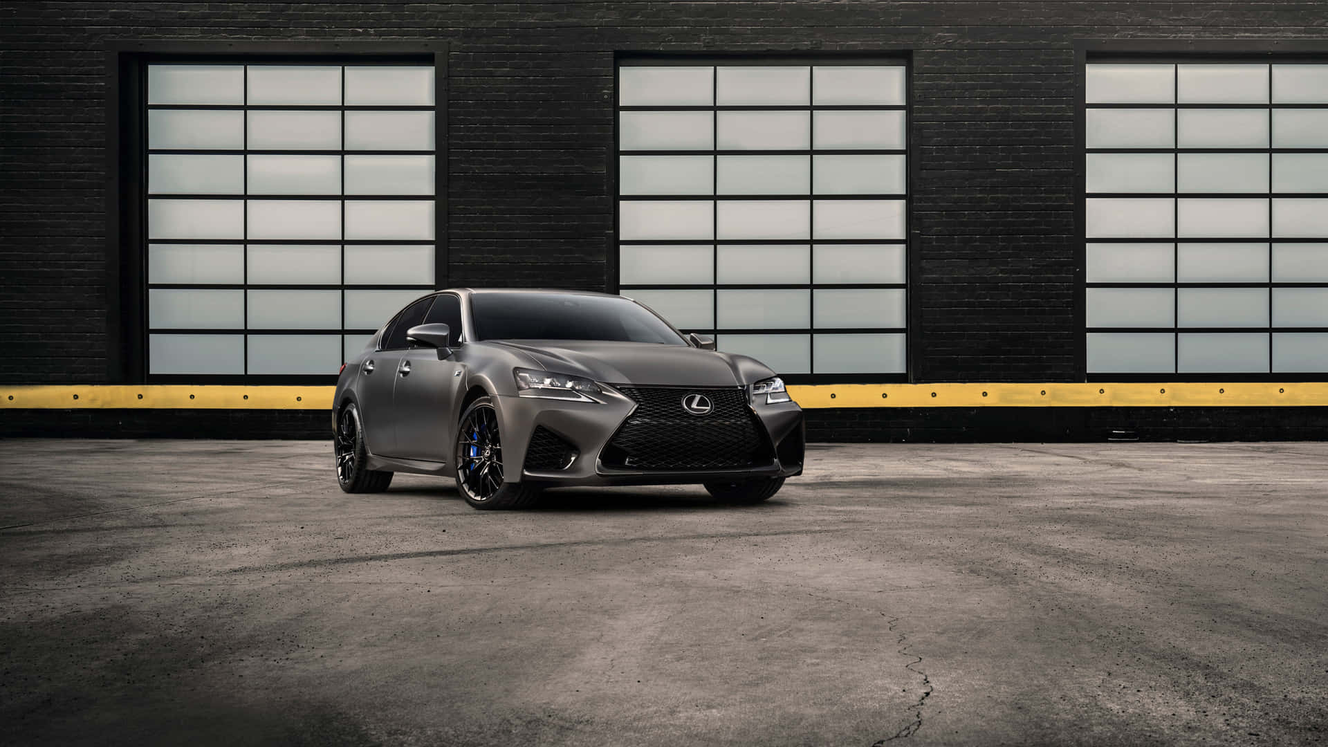 Stunning Lexus GS Sedan on a City Street Wallpaper