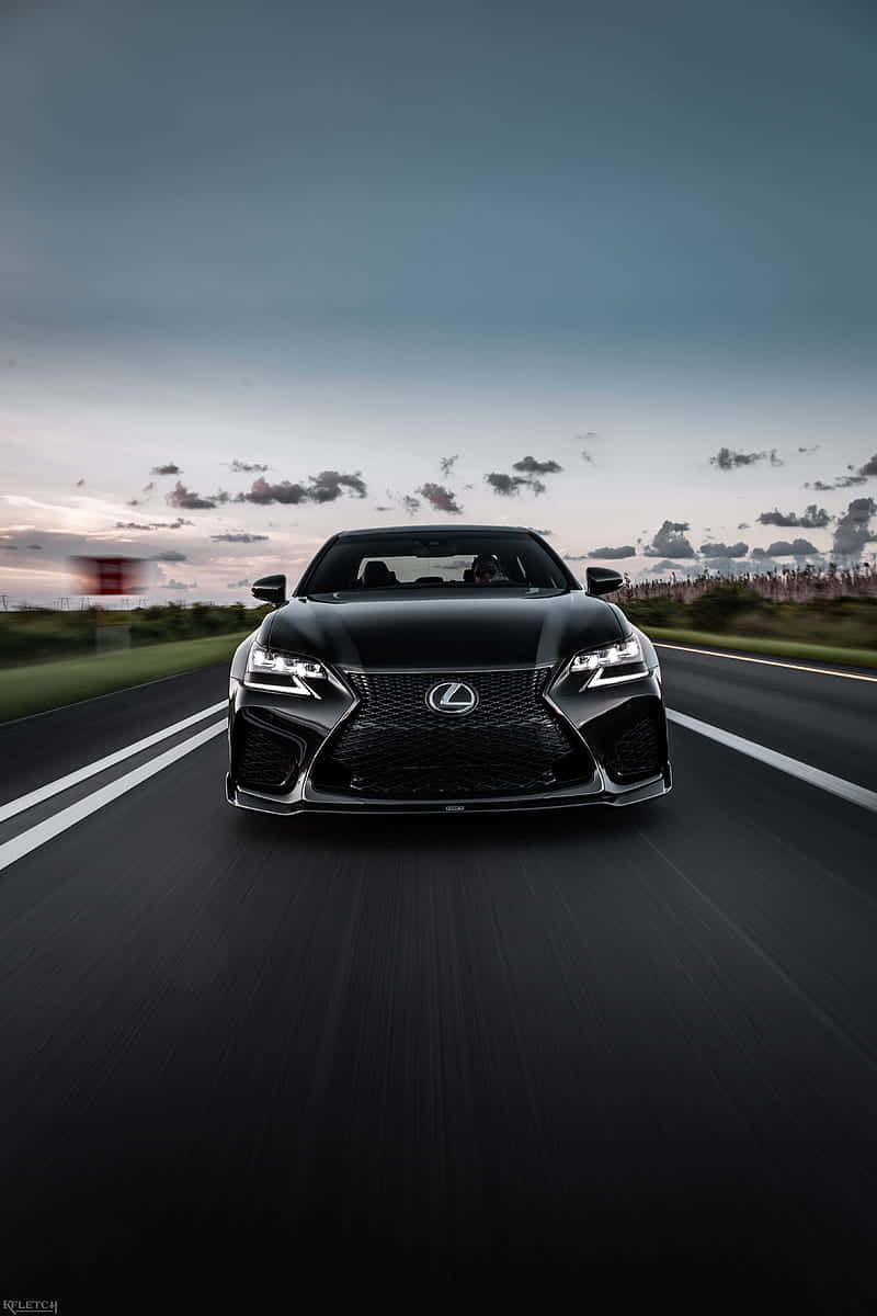 Lexus GS Luxury Sports Sedan in Cityscape Wallpaper