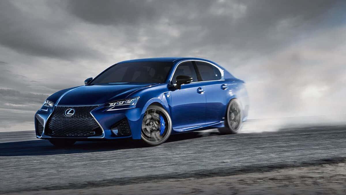 Experience the sleek design and unparalleled performance of the Lexus GS F Wallpaper