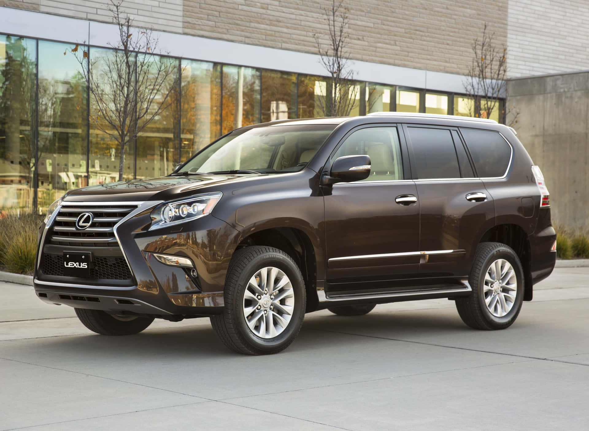 Caption: Luxurious Lexus GX 460 in action Wallpaper