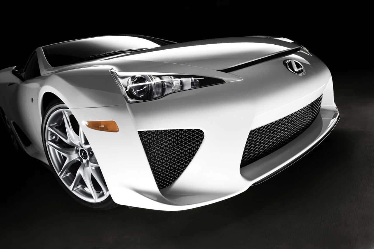 Lexus LFA: A Luxury SuperCar in Action Wallpaper