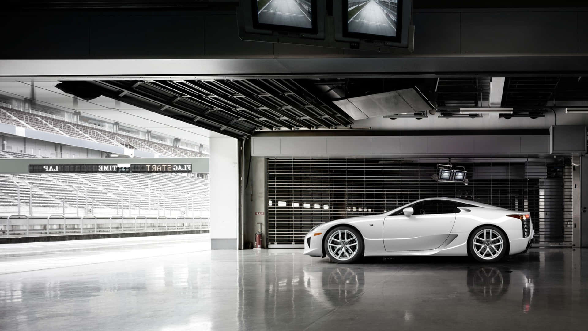 Sleek Lexus LFA Sports Car in High Resolution Wallpaper
