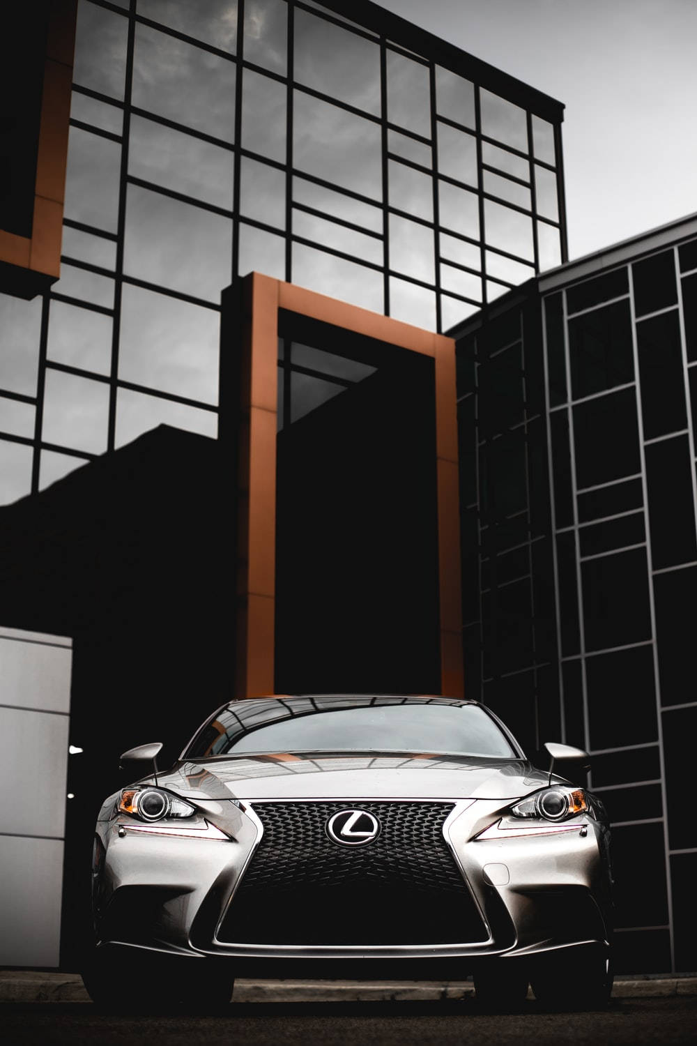 Lexus Logo On Car Front Wallpaper