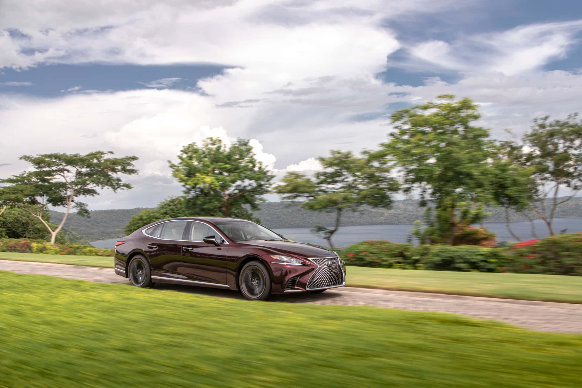 Sleek and Luxurious Lexus LS 500 Wallpaper