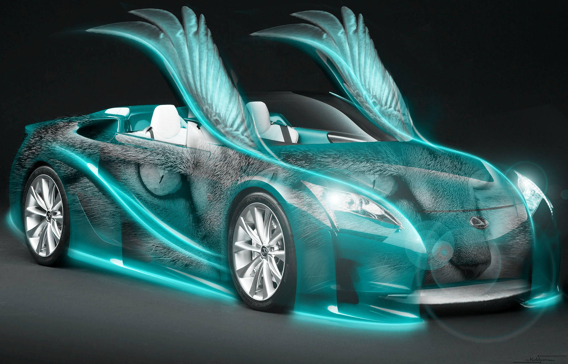 Lexus Neon Car Wallpaper
