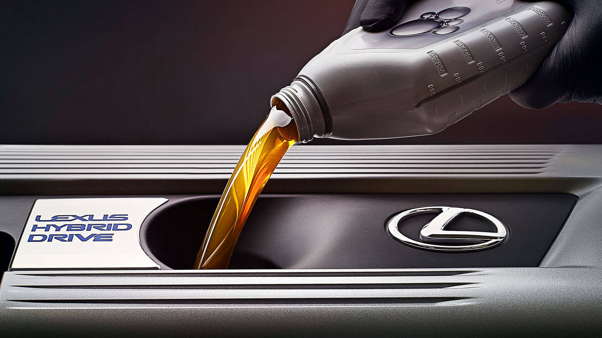Lexus Vehicle Engine Oil Background