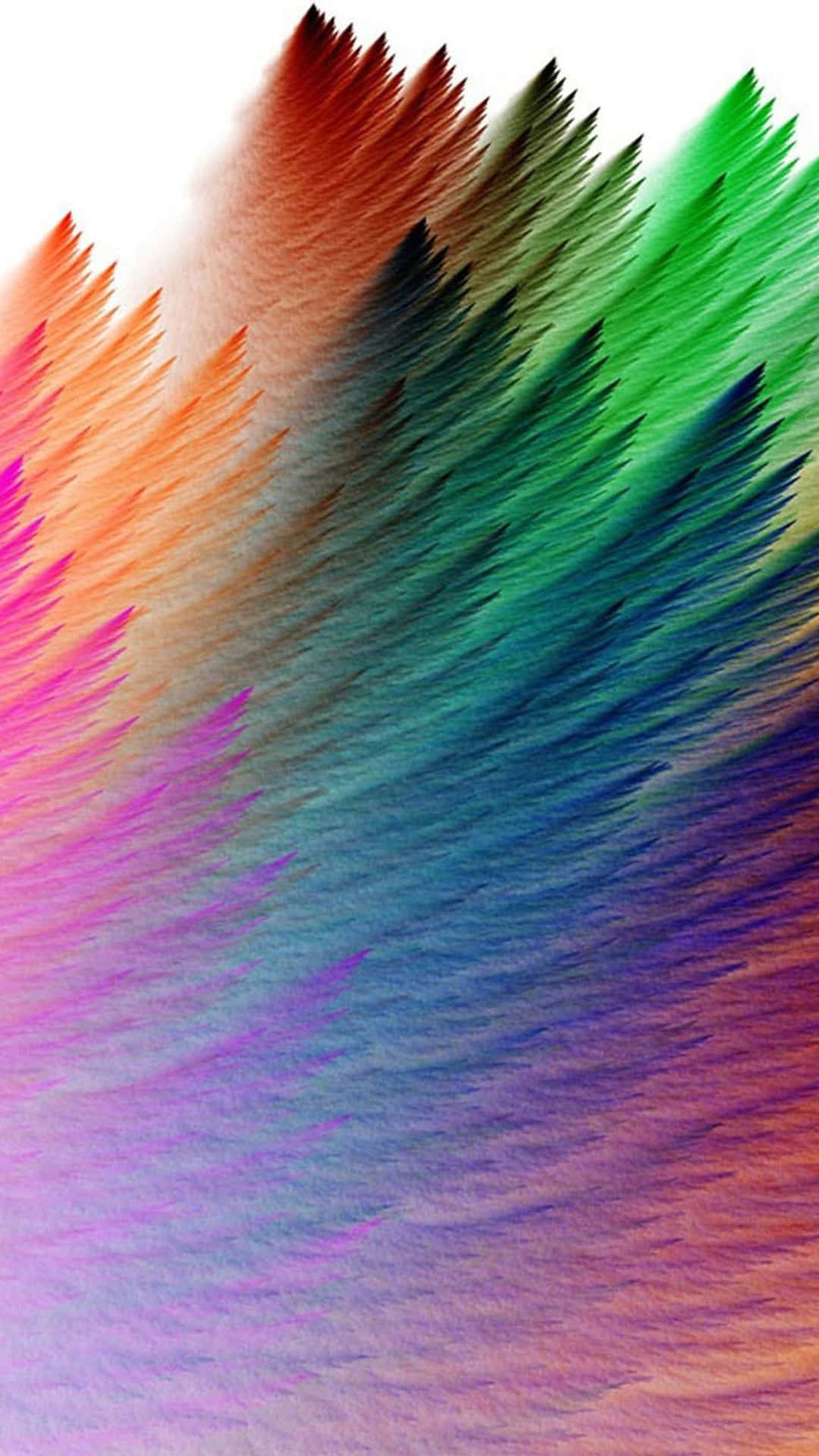 LG G4 Rainbow Feathers Wallpaper