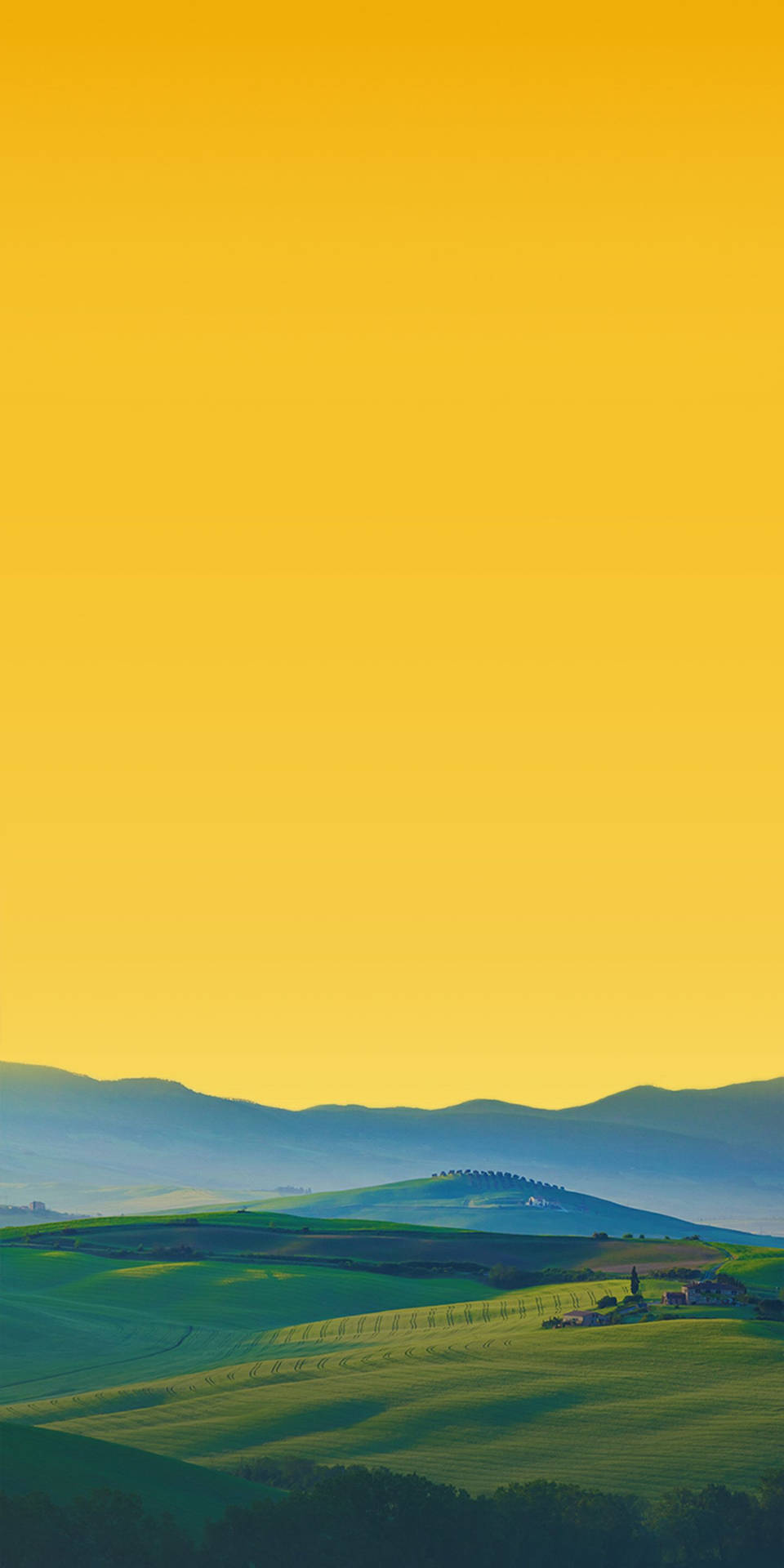 Lg Phone Yellow Sky Wallpaper