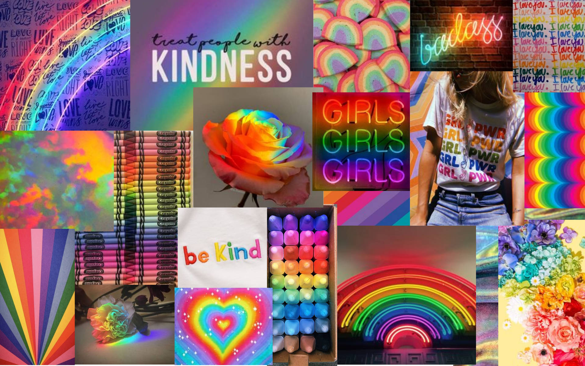 LGBT Aesthetic Collage Wallpaper
