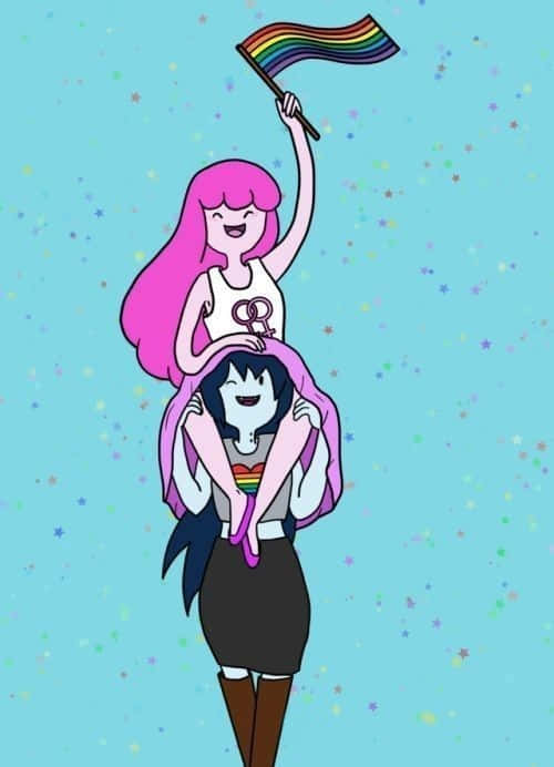 “Love is Love. Celebrating LGBT Anime.” Wallpaper