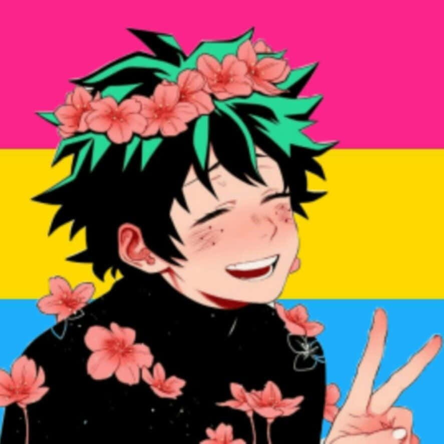 LGBT Anime Izuku Midoriya Tapet Wallpaper