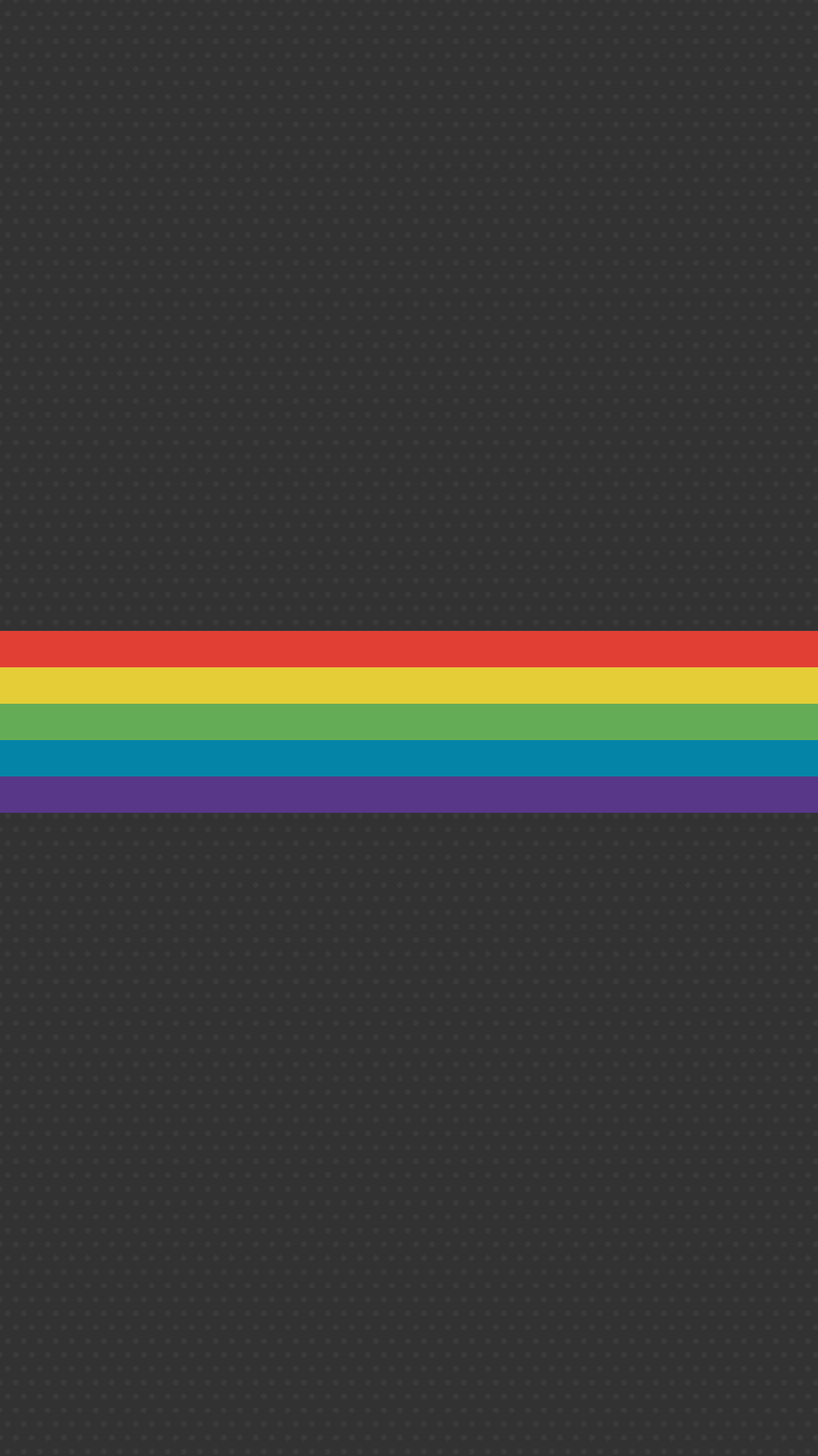 Rainbow Stripe On A Black Background