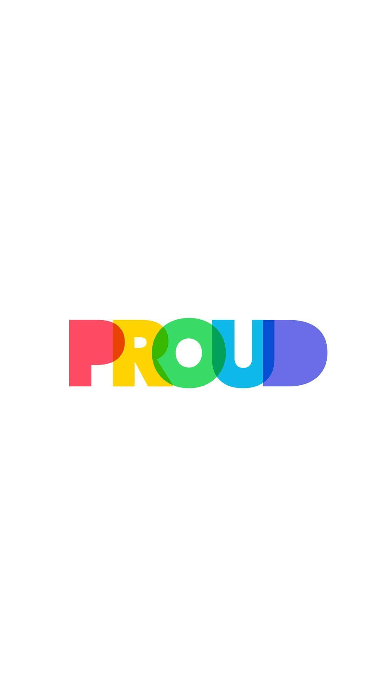 Proud Logo On White Background