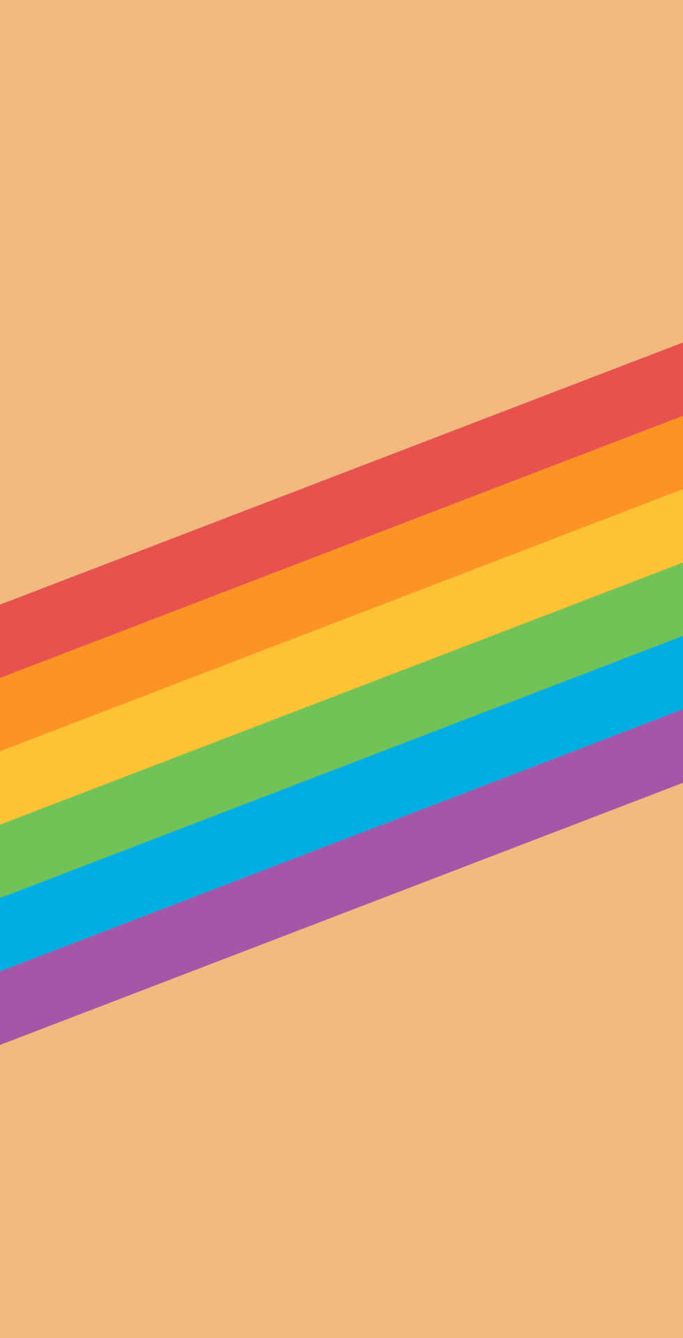 Et regnbuefarvet baggrund med et regnbue stripe mønster Wallpaper