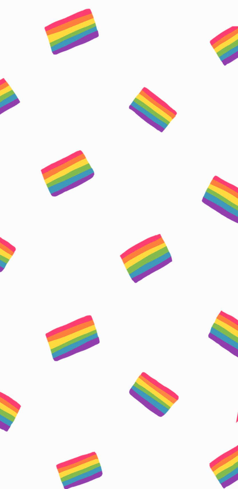 LGBT Flag Seamless iPhone Wallpaper