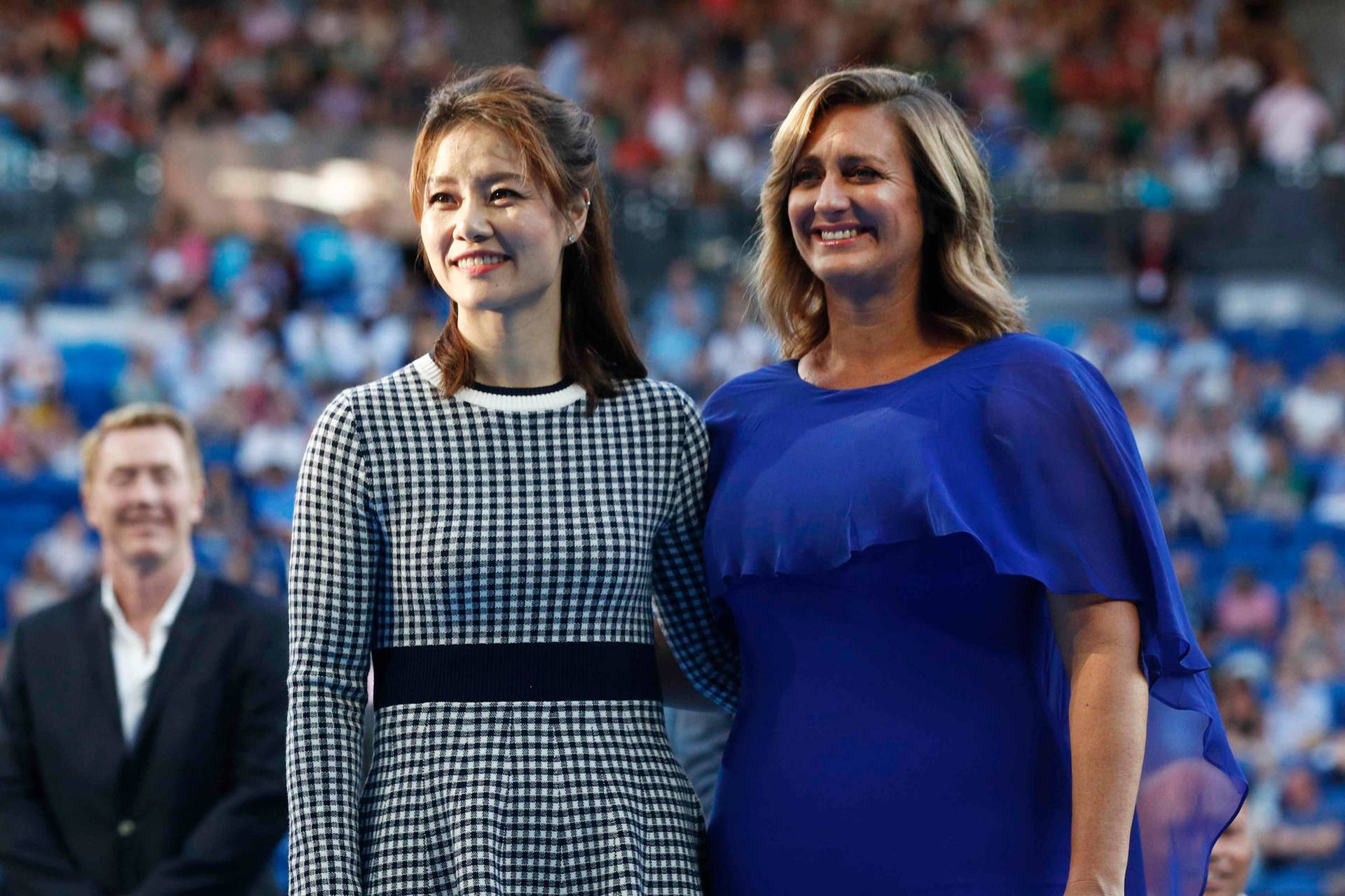 Li Na And Mary Pierce 2019 Australian Open Background