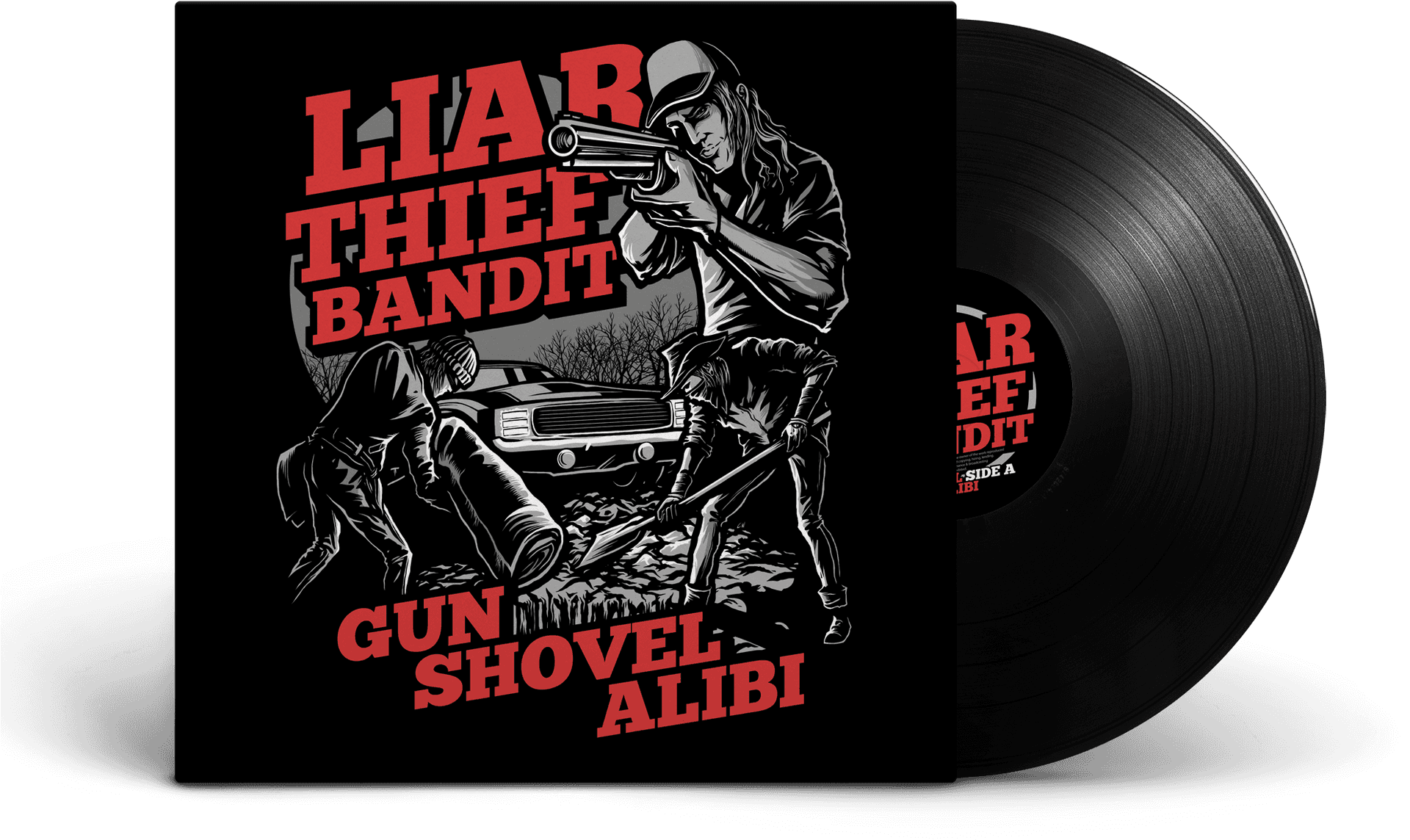 Liar Thief Bandit Vinyl Cover PNG