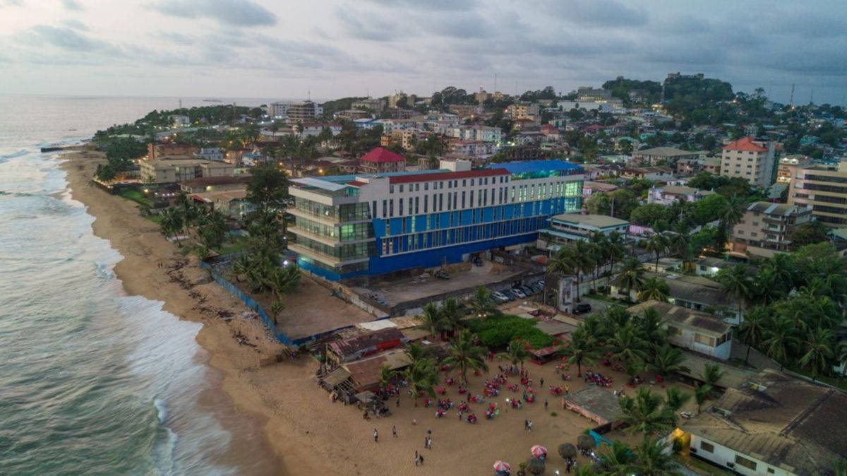 Zona Costiera Della Liberia Sfondo