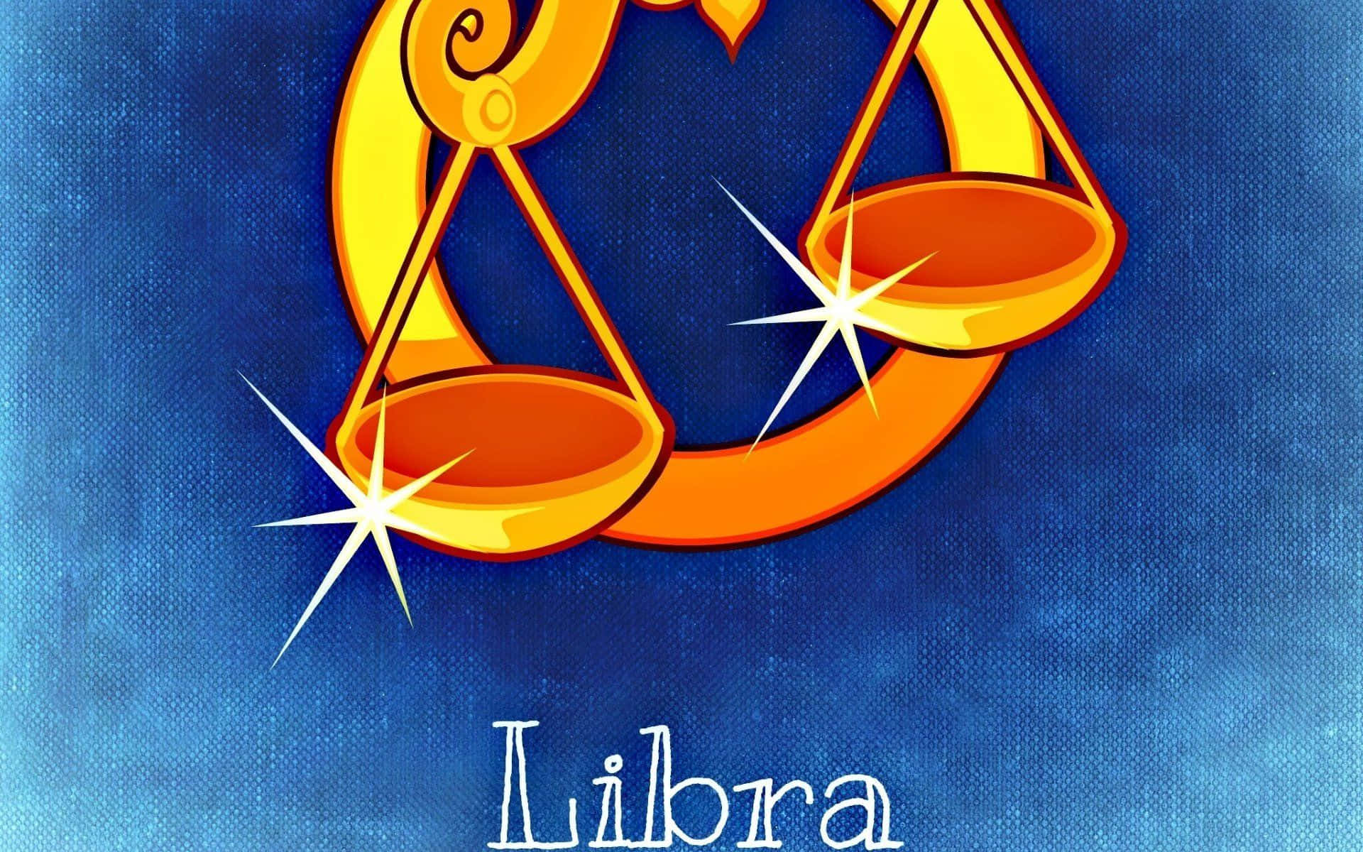 Beautiful Libra Zodiac Sign in Stunning Design