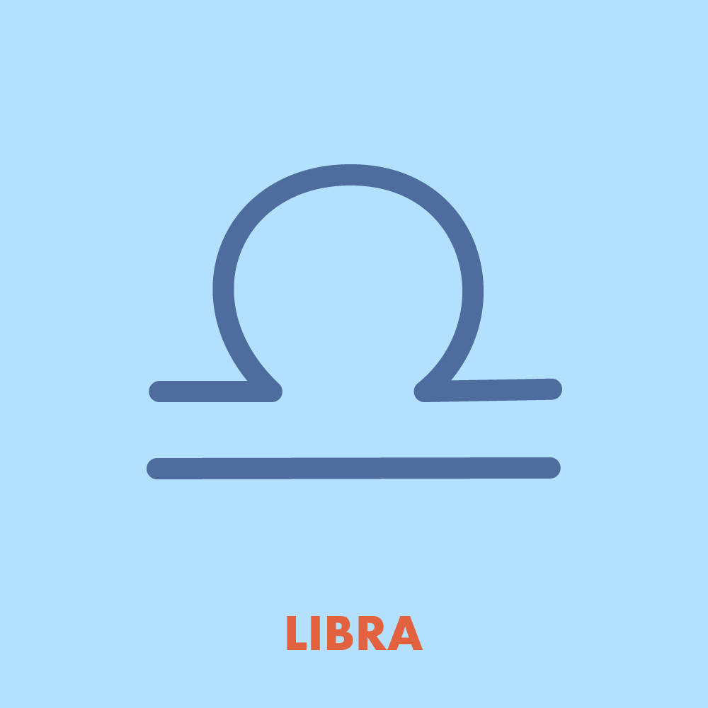 Libra Blue Symbol Picture