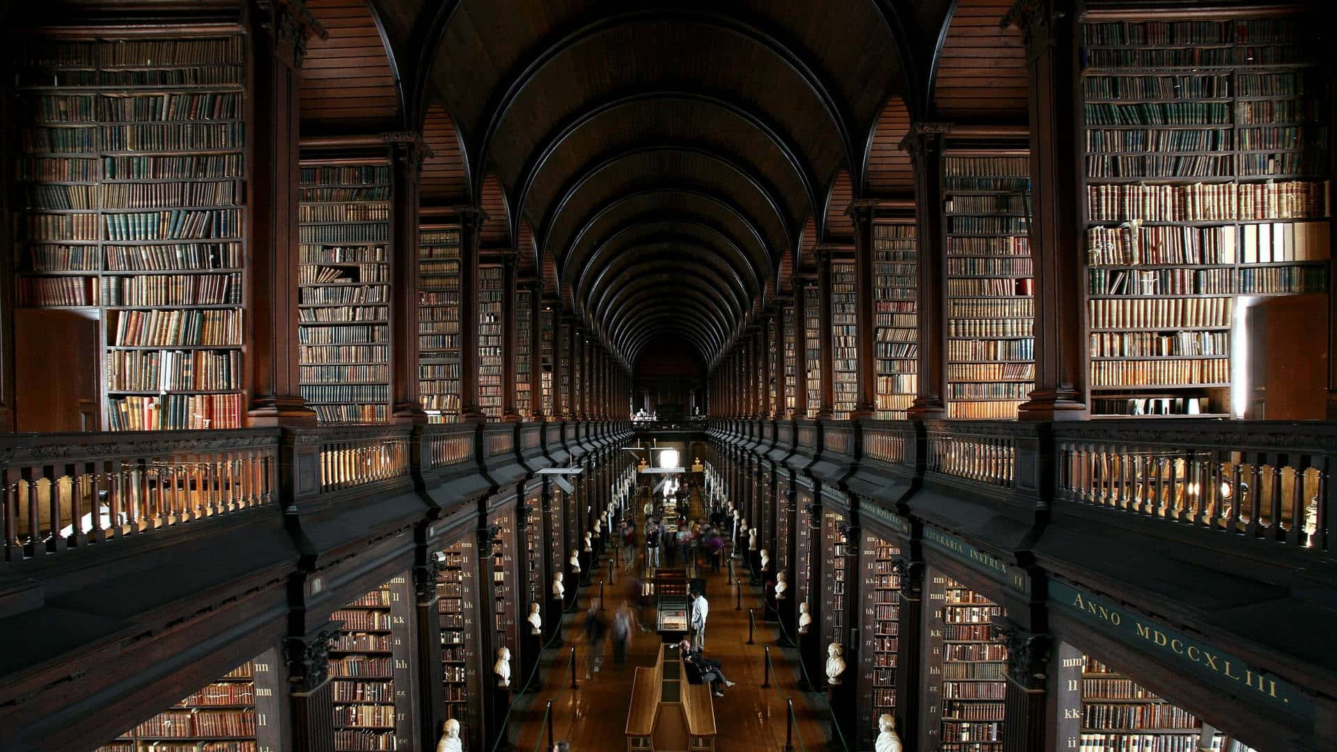 Ireland Old Library Background