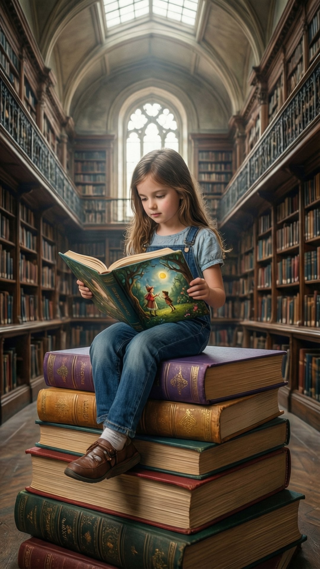 Biblioteksdrömmare Bakgrundsbilder