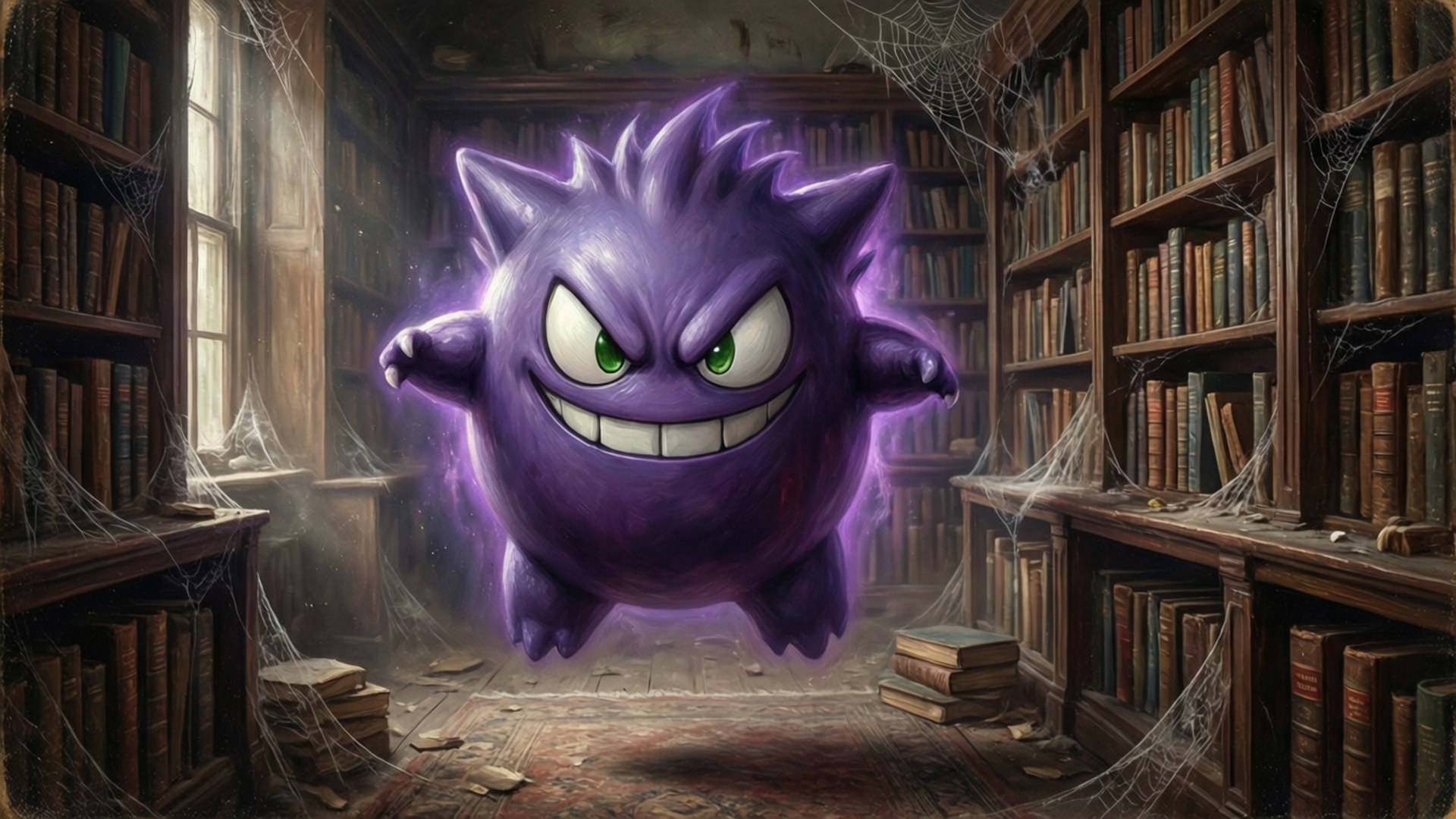 Library Ghost Gastly Taustakuvat