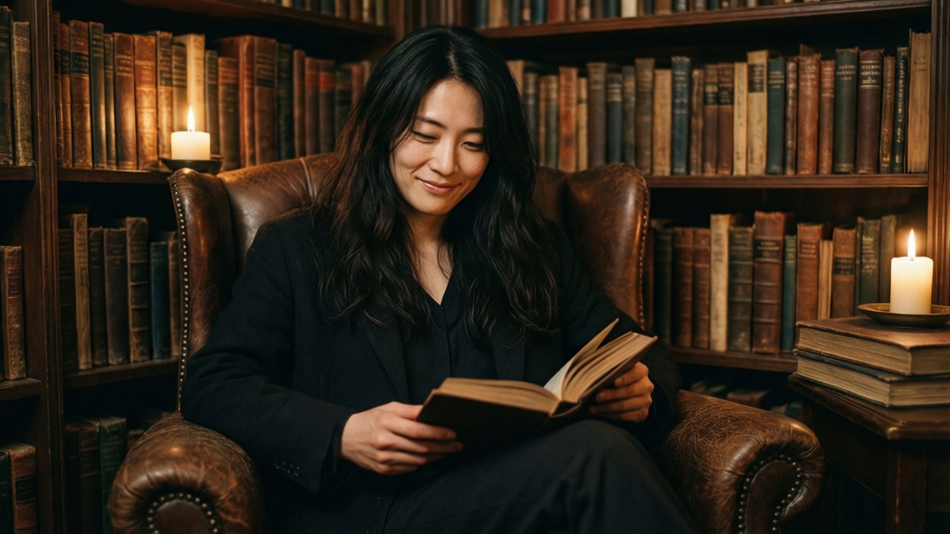 Lecture à la Bibliothèque Fonds d'écran