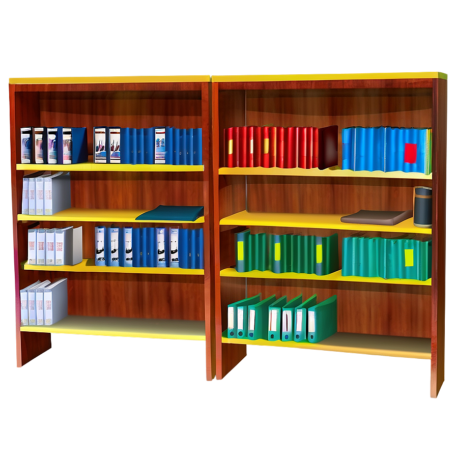 Download Library Shelves With Books Png 05232024 | Wallpapers.com