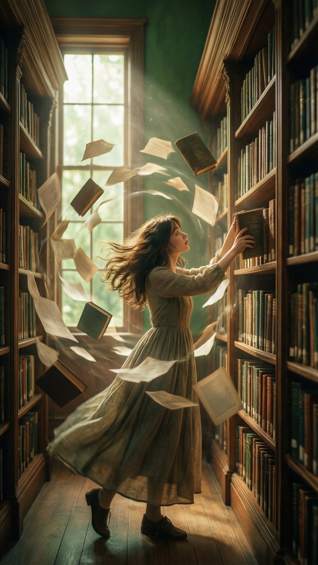 Spiral Perpustakaan Wallpaper