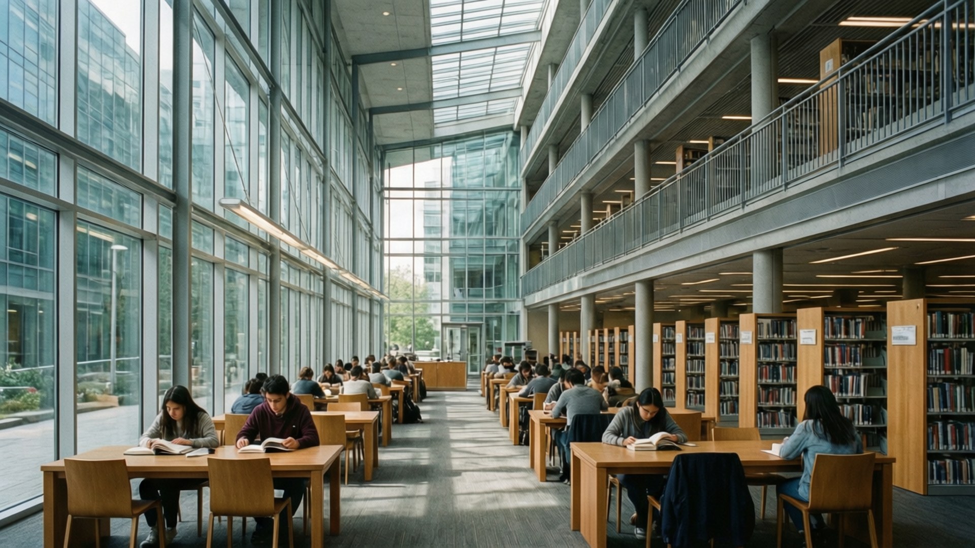 Bibliotekets studieplass Bakgrunner