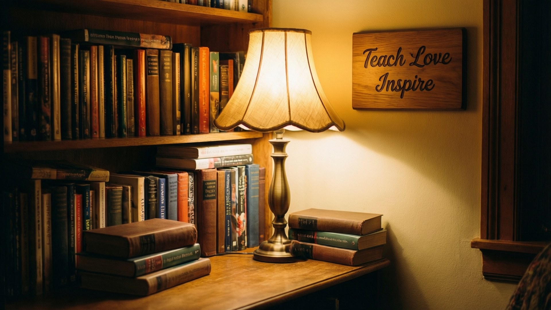 Bibliotheksweisheit Wallpaper